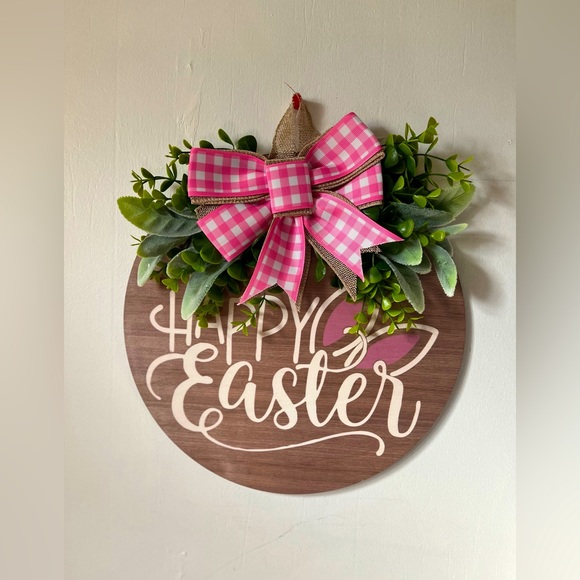 Accents | Happy Easter Wooden Hanging Door Sign | Poshmark